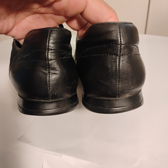 Prada Sneaker Men  7.5 US Black White Leather  Low Top main image 7